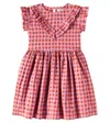 The New Society Kleid Iris Aus Einem Baumwollgemisch In Pink