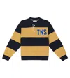 The New Society Isaac Paneled Jersey Sweatshirt In Blue