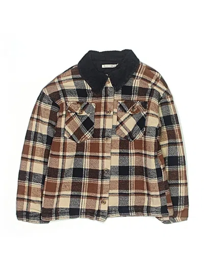 Pre-owned The New Society Kids' Jacket In Brown
