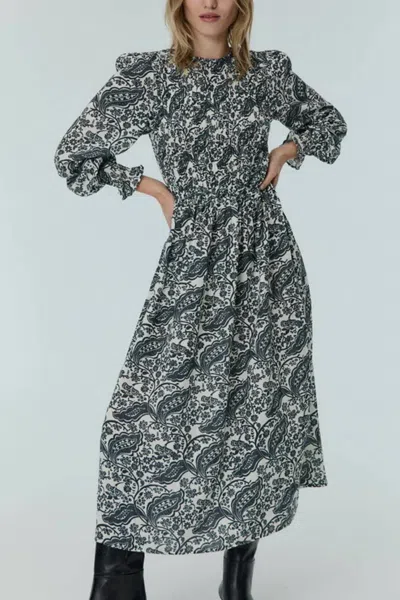 The New Society Jaipur Dress In Majestic Paisley