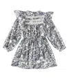 The New Society Jaipur Paisley Cotton Dress In Multicoloured
