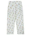 The New Society Jimena Floral Cotton Pants In Multicoloured