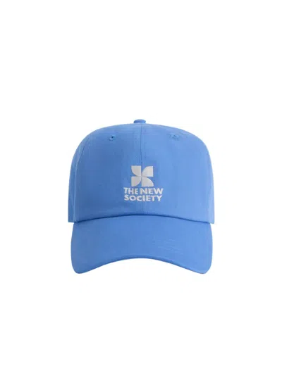 The New Society Kids Cotton Cap In Lake Tahoe In Blue