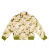 The New Society Lancaster Camouflage Cotton Jacket In Green