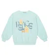 The New Society Sweatshirt Lapace Aus Baumwolle In Blue