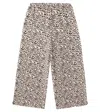 The New Society Leopard-print Cotton Sweatpants In Multi