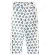The New Society Gerade Hose Leros Aus Baumwolle In Weiss