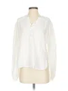 The New Society Long Sleeve Blouse In White