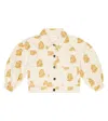 The New Society Loretta Floral-print Denim Jacket In Loretta Bucket Print