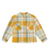 The New Society Louise Cotton Twill Shirt In Yellow