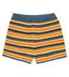 The New Society Shorts Marco Aus Baumwolle In Knit Fantasy Apperol