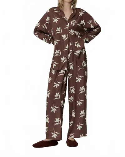 The New Society Midtown Wide-leg Pants In Petal Bloom In Multi