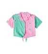 The New Society Mileto Bandana Cotton Shirt In Green