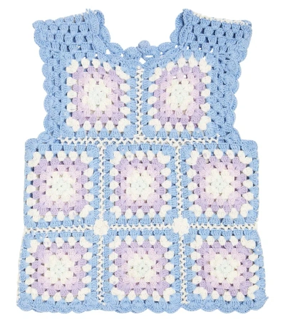 The New Society Kids' Mohawk Crochet Cotton Top