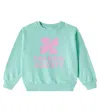 The New Society Mykonos Cotton Jersey Sweatshirt In Jade
