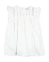 THE NEW SOCIETY THE NEW SOCIETY NEWBORN GIRL BABY DRESS WHITE SIZE 3 COTTON