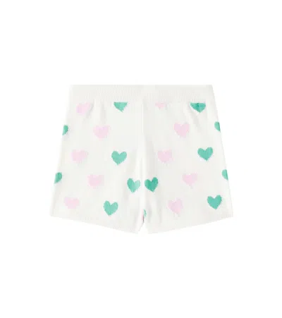 The New Society Kids' Shorts Oia Aus Baumwolle In Weiss