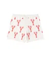 The New Society Oia Cotton Bermuda Shorts In White