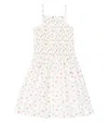 The New Society Pasadena Printed Cotton Dress In White