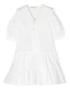 The New Society Antonella Embroidered Cotton Dress In White