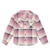 The New Society Raphael Checked Cotton Shirt In Purple