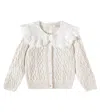 The New Society Reykjavík Cable-knit Cardigan In Beige