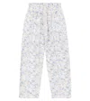 The New Society Rodeo Printed Cotton Pants In Multicoloured