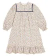 The New Society Seraphina Floral Corduroy Dress In Multicoloured