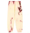 The New Society Tie Dye Cotton Jersey Sweatpants In Multicoloured