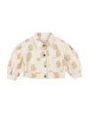 The New Society Toddler Girl Jacket Ivory Size 6 Cotton In White