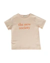 THE NEW SOCIETY THE NEW SOCIETY TODDLER GIRL T-SHIRT BLUSH SIZE 6 COTTON