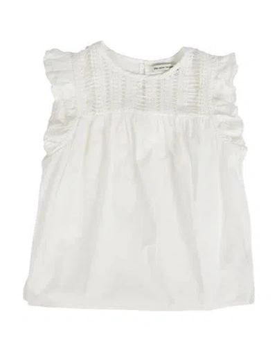 The New Society Babies'  Toddler Girl Top White Size 6 Cotton