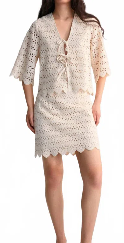 THE NEW SOCIETY WOMAN NARCISO BLOUSE IN WHITE