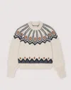 Shop The New Society Women's Davos Sweater In Fair Isle In Multi