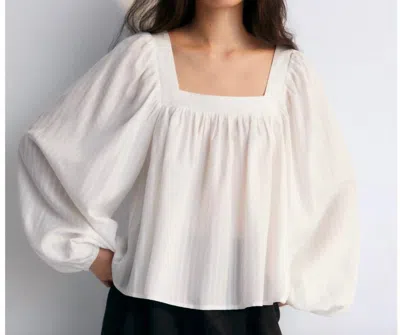 The New Society Women Symi Blouse In White