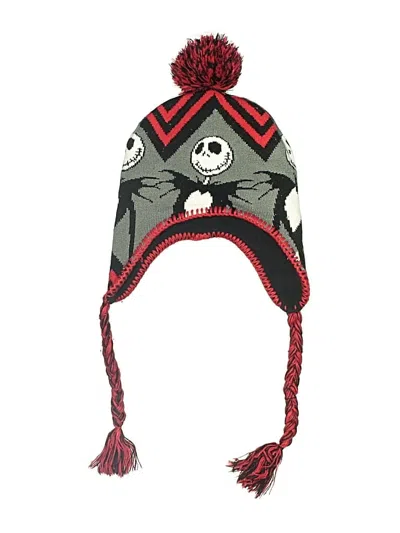 Pre-owned The Nightmare Before Christmas Kids' Beanie Hat In Red