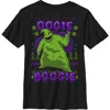 The Nightmare Before Christmas Boy's  Oogie Boogie Ugly Sweater  Graphic T-shirt In Black