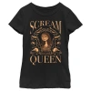 The Nightmare Before Christmas Girl's  Sally The Scream Queen  Graphic T-shirt In Black