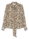 The Nina Studio Leopard-print Shirt