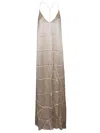 The Nina Studio Athena Long Silk Dress