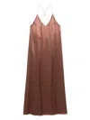 The Nina Studio Athena Maxi Dress In Brown