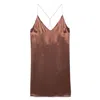 The Nina Studio Dress In Brown