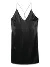 The Nina Studio Duchess Mini Dress In Black