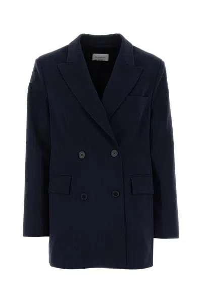 The Nina Studio Giacca In Misto Poliestere Stretch Ricamato  Donna In Blue