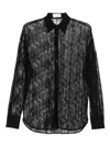 The Nina Studio Lace Shirt With Buttons In Black