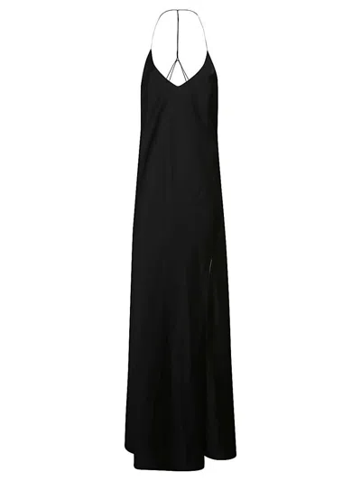 The Nina Studio Long Dress In Black