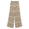 The Nina Studio Animal-print Palazzo Pants In Multicolor