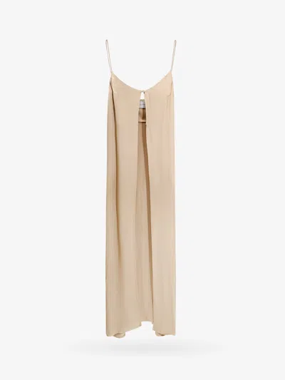 The Nina Studio Satin Vest In Sand