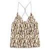 The Nina Studio Silk Tops In Multi