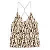 The Nina Studio Silk Tops In Multi